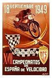 Salamanca Moto Giclee Poster Print by Gracia , 24x32