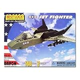 Jet Fighter 140 Piece Construction Toy with Action Figure