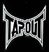 Tapout Decal Logo Sticker in White - 5.5
