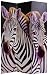 On Sale Nature Printed Image Room Dividers - 6ft. Zebra & Elephant Photo Print Foldin...