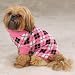 Dog Carnation Argyle Turtleneck Sweater Small - Pet Holiday Sweater
