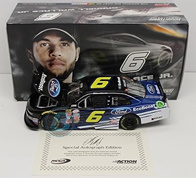 Darrell Wallace Jr Autographed 2015 Ford EcoBoost 1:24 Nascar Diecast