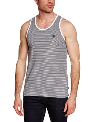 Protest Clothing Camiseta Tirantes (Negro / Blanco)