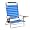 5 pos Lay Flat / Low Seat Aluminum Beach Chair w/ Cup Holder No. of Chairs: Set of 2 Chairs