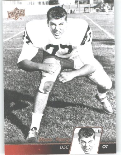 2011 Upper Deck Football Trading Card # 37 Ron Yary - USC Trojans / Minnesota Vikings - NFL Legend in the College Uniform!
