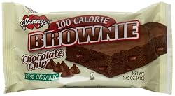 Glenny's 100 Calorie Brownie, Chocolate Chip, 1.45-Ounce Bags (Pack of 12)