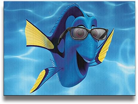 Marlin Fish Frameless Art Pictures Wall Frame Wooden Artistic 1620 Inches