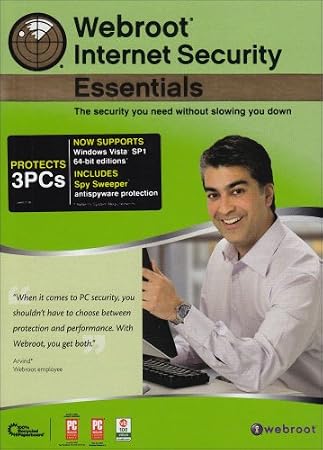 Webroot Internet Security Essentials 3-User