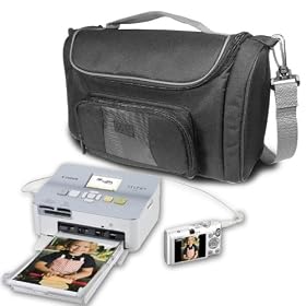Protective Carrying Case for the Canon Selphy Photo Printer and Digital Camera Rebel XSi Canon PowerShot SX20IS*** Includes MousePad