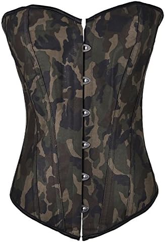 Affelia Women's Perfect Fit Sexy Lingerie Waist Trainer Cincher Shapewear Corset Color Navy Size XL