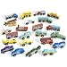 Deluxe Wooden Car Set (Set of 24)