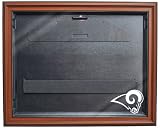 NFL St. Louis Rams Removable Face Jersey Display - Brown with Museum Quality UV Upgrade