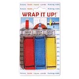 Kwik Tek WR-123 Wrap It Up 3 Per Blister Pack (Red, White, Black)