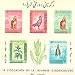 Afghanistan Stamp Souvenir Sheet Agriculture Day 1962 Scott #s 570 - 574 Imperforated Afghan Hound, Bird