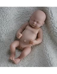 Toy: Hot Sale 10 Reborn doll kit -Full Limb # GIRL BABY#CLOSED EYES - Reborn Doll Kits Collectibles