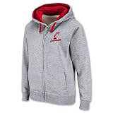 COLOSSEUM Cincinnati Bearcats NCAA Women's Hooded Full-Zip Sweatshirt, Grey