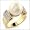 Jewelry - White Pearl Gold Tone Ring SZ 5