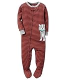 カーターズ Carter's カバーオール パジャマ 綿100% & ベビー・デポ モスリン ウォッシュクロス 1-Piece Snug Fit Cotton PJs 18M (78-83cm) [並