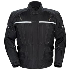 Tourmaster Transition Series 2 Mens Motorcycle Jacket Black Extra Large