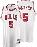John Paxson Jersey: adidas White Throwback Swingman #5 Chicago Bulls Jersey