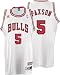 John Paxson Jersey: adidas White Throwback Swingman #5 Chicago Bulls Jersey