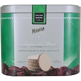**NEW** Sugar Mint Chocolate Dipped Moravian Cookies in Tin 8.5 oz