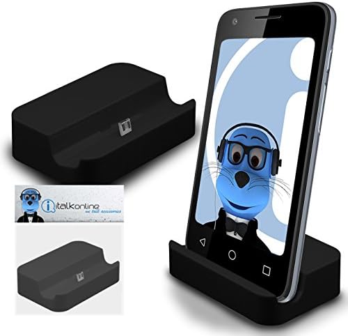 iTALKonline Amazon Fire Phone Black Micro USB Sync &amp; Charge / Charging Desktop Dock Stand Charger