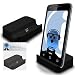 iTALKonline BlackBerry Priv Black Micro USB Sync & Charge / Charging Desktop Dock Stand Charger RS.470.25