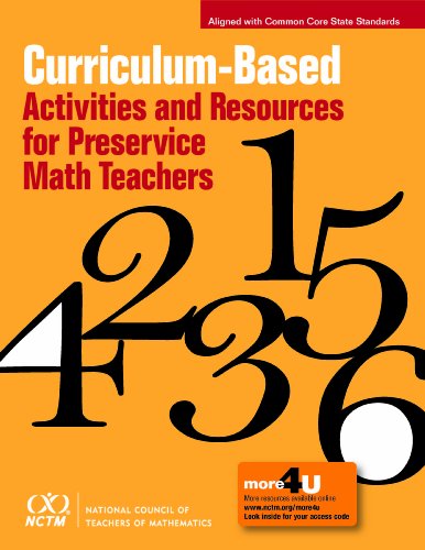 curriculum based activities and resources for preservice math teachers