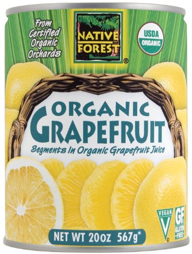Native Forest Organic Grapefruit Segments, 20-Ounce Cans (Pack of 6) by Grapefruit