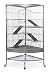 Prevue Hendryx 490 Pet Products Corner Ferret Cage, Black Hammertone
