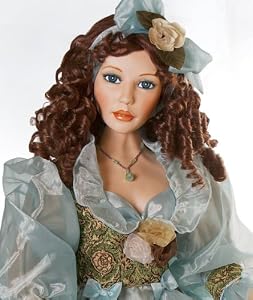 Michelle, 34" Victorian Doll, Porcelain Doll by Pat Dezinksi for Paradise Galleries