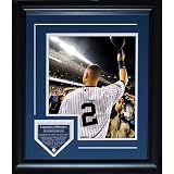 Derek Jeter The Stadiums Final Game Framed Collage - 11x14