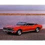 68 Chevy Camaro Ss Convertible Car Art Poster Print - 20" X 16"