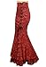 (XS, SM, LG, 18, 20, 22 or 26) Shimmery Night in London - Red Gothic Steampunk Stitched Jacquard Skirt