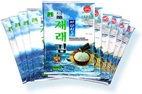 [YOUNGSHIN FOOD] Korean Seasoned Laver Pack of 10 - 6 Type (Seasoned Laver)