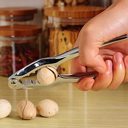 Lazyaunti Stainless Plier Kitchen Nut Pecan Walnut Macadamia Lobster Crab Cracker Metal Bottle Opener Sheller