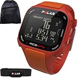 Polar 90047386KT RC3 GPS Heart Rate Monitor Watch with Cinch Bag- Orange