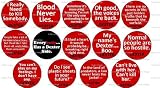 Set of 14 DEXTER MORGAN Quote Pinback Button 1.25