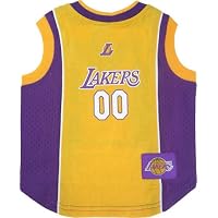 NBA Pet Mesh Tank Top, X-Small, LA Lakers