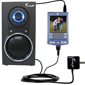 10 Watt Battery Powered Portable Amplified Audio Speaker with Dual charger also charges the Palm palm Zire 71