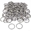 1000 Lot Key Chain Rings 1" Split Ring Bulk Part 28mm