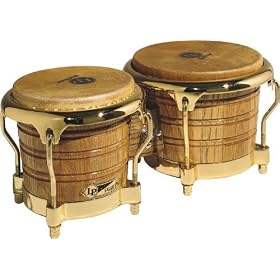 Latin Percussion LP793X Giovanni Galaxy Series Bongos, Chrome