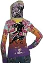 CHRISTIAN AUDIGIER Ed Hardy Womens Panther Platinum Tunic Hoodie Sweatshirt