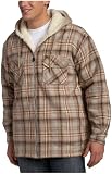 Dickies Men's Sherpa Lined Flannel with a Sherpa Lined Hood