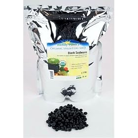 Organic Black Soy Beans - 2.5 Lb - Black Soybeans - For Cooking, Making Tofu & Soymilk... by Handy Pantry