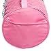 Quilted Nylon Dance Duffle Bag w/ Zebra Stripe (Light Pink/Black/White)