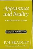 Appearance and reality : a metaphysical essay