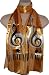 Gold & Black Piano, Notes & G Clef Satin Stripe Oblong Scarf/Sash/Belt