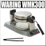 Waring Pro WMK300 (Brushed Stainless) Belgian Waffle Maker Bundle